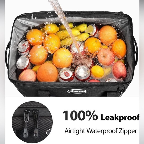 Maelstrom Black Blue Insulated Duffel Cooler Bag - Picture 6 of 16